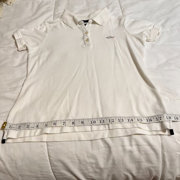 Greg Norman women's golf polo shirt, white size M - Picture 6 of 7